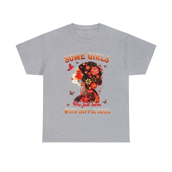 Some girls are just born with hippie soul Flower Girl Shirt ID-0222-9AGT