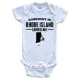 thumbnail image 1 of Somebody In Rhode Island Loves Me Baby Bodysuit - Rhode Island Baby Bodysuit, 1 of 2