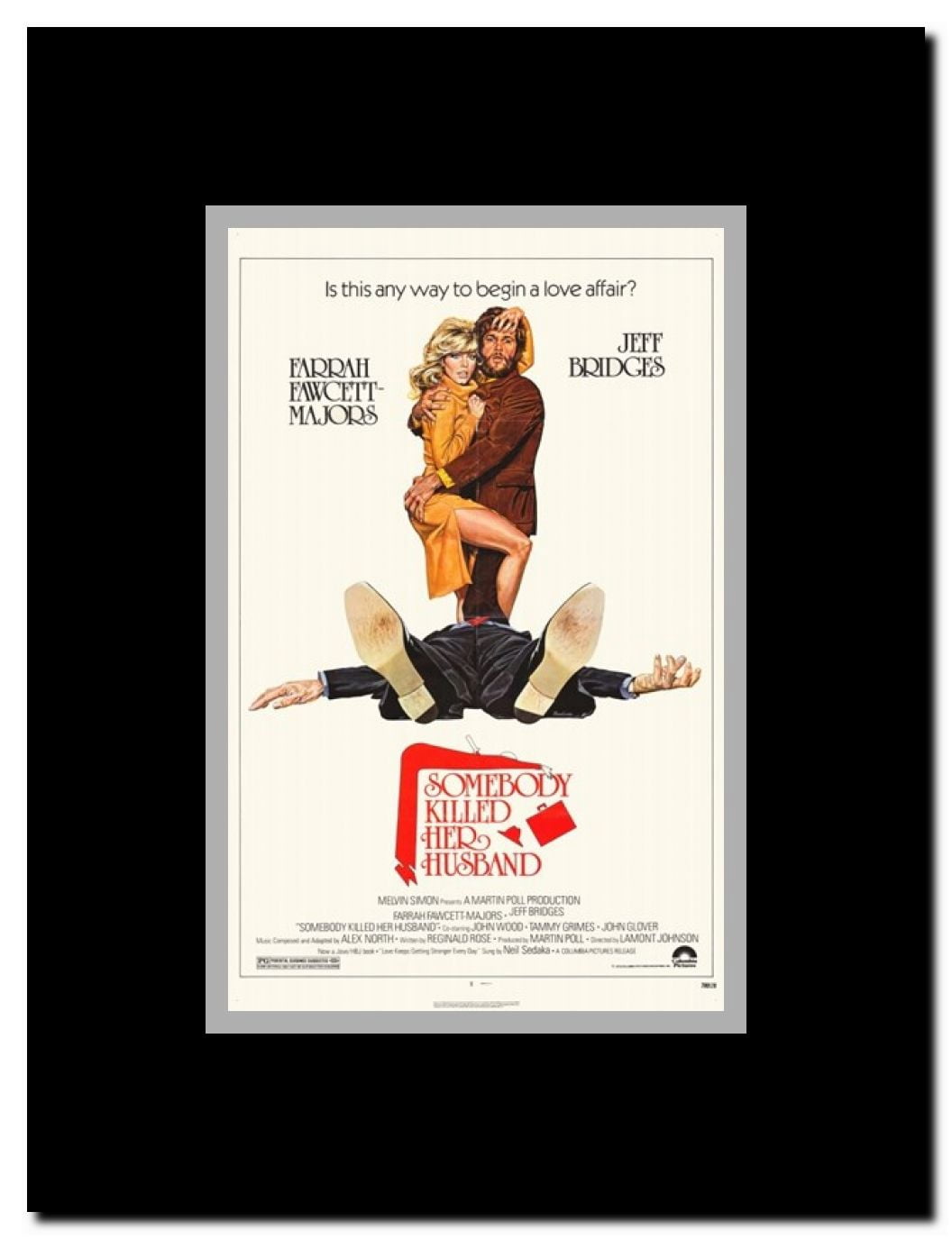 Somebody Killed Her Husband Framed Movie Poster