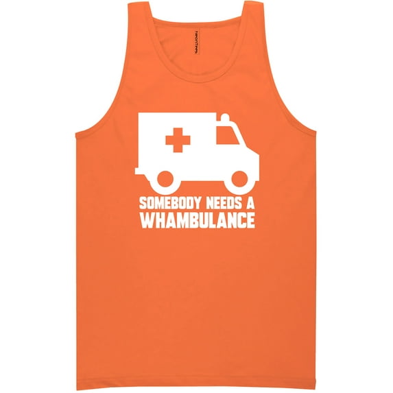 Somebody Needs A Whambulance Neon Tank Top