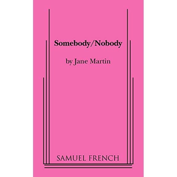 Pre-Owned Somebody/Nobody (Paperback) 0573663610 9780573663611
