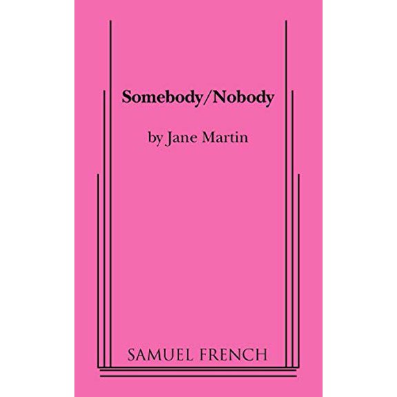 Pre-Owned Somebody/Nobody (Paperback) 0573663610 9780573663611