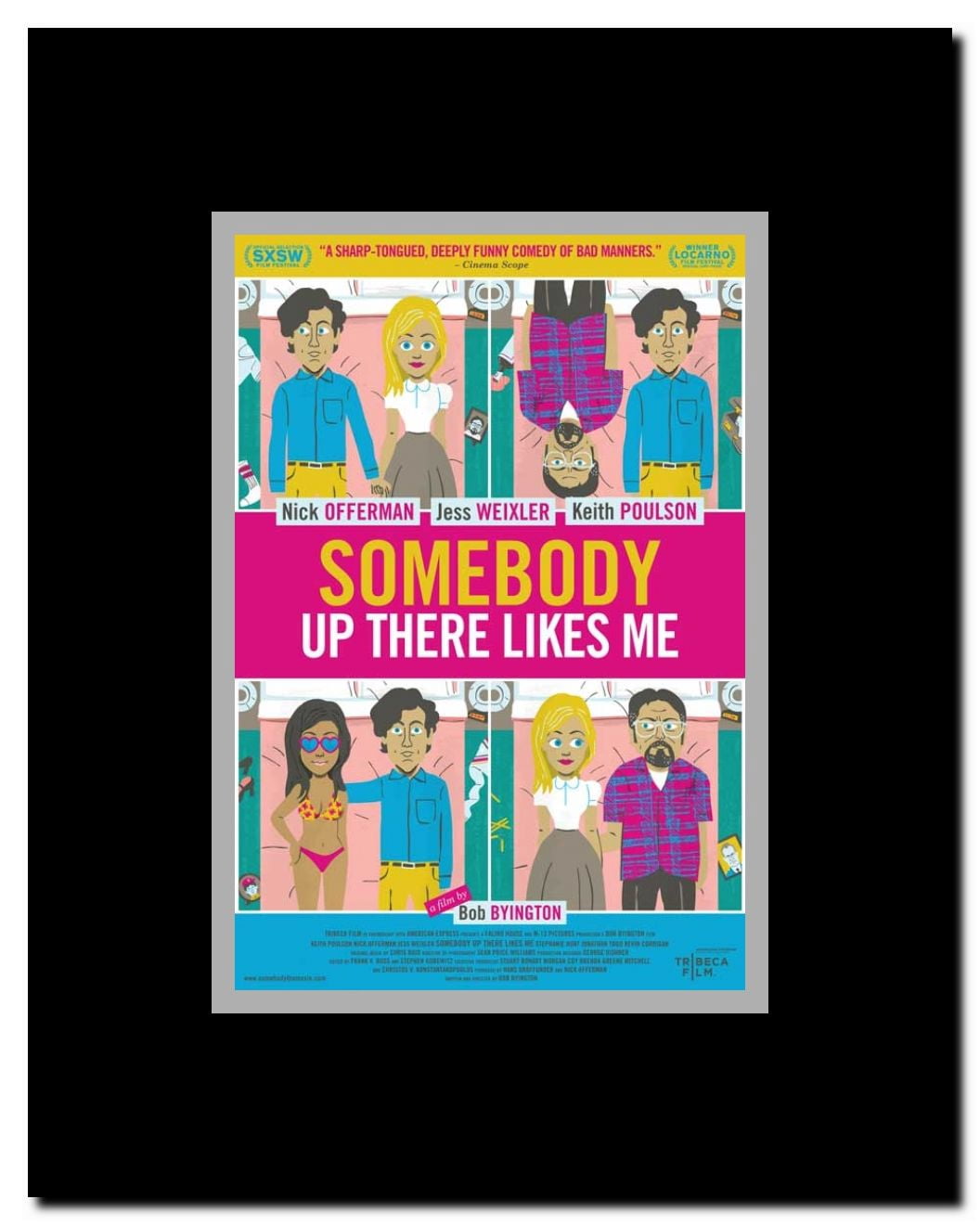 Somebody Up There Like Me Framed Movie Poster