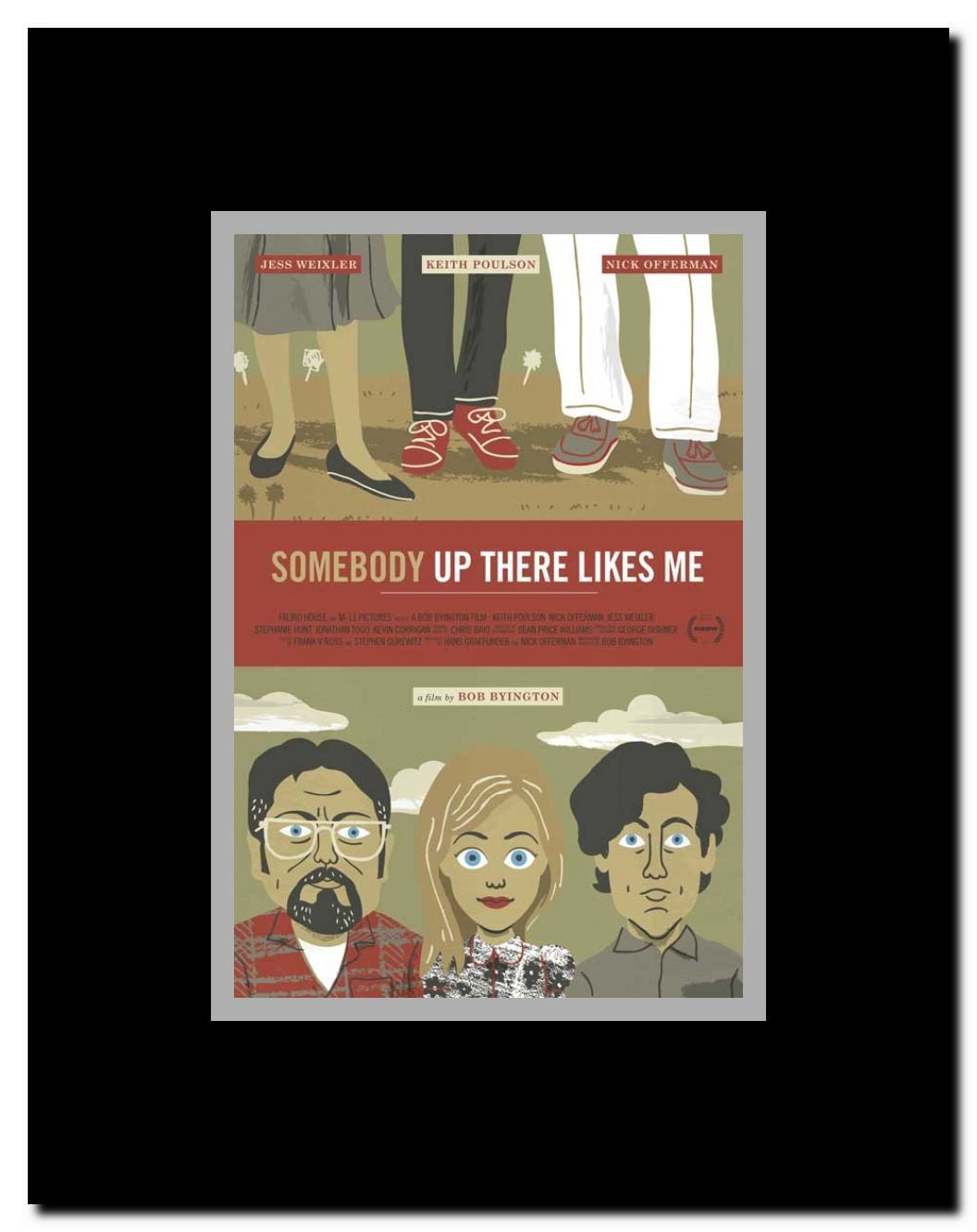 Somebody Up There Like Me Framed Movie Poster
