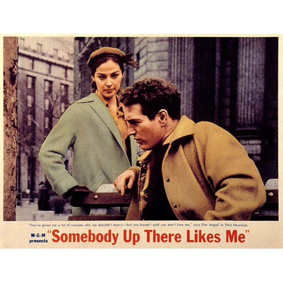 Somebody Up There Likes Me Pier Angeli Paul Newman 1956 Movie Poster Masterprint (28 x 22)