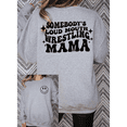 thumbnail image 1 of Somebody's Loud Wrestling Mama Tee or Sweatshirt, 1 of 2