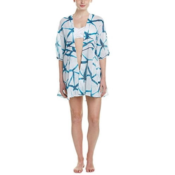 Somedays Lovin Womens Paper Lanterns Kimono Cover-Up, Xs, Blue
