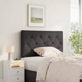 thumbnail image 1 of Someet Upholstered Headboard for Twin Size, Adjustable Height Headboard, Modern Diamond Tufting Solid Wood Headboard, Dark Gray, 1 of 9