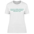thumbnail image 1 of Someone Amazing Comes Along Art Women's T-shirt, 1 of 2