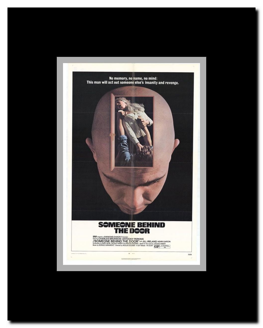 Someone Behind the Door Framed Movie Poster