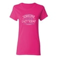 thumbnail image 1 of Someone Called Me Lazy Today I Almost Responded Sarcastic Novelty Gift Idea Adult Humor Funny Women's Casual Tees, 1 of 3