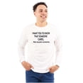 thumbnail image 1 of Someone Cares Not Me Rude Funny Plus Size Long Sleeve Graphic Tee Shirt Brisco Brands 2X, 1 of 5