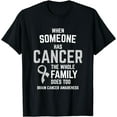 thumbnail image 1 of Someone Has Cancer Whole Family Too Brain Cancer Awareness T-Shirt, 1 of 3