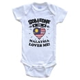 thumbnail image 1 of Someone In Malaysia Loves Me Malaysian Flag Heart Baby Bodysuit, 1 of 2
