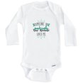 thumbnail image 1 of Someone In New Rochelle Loves Me New Rochelle NY Skyline One Piece Baby Bodysuit (Long Sleeve), 3-6 Months White, 1 of 1