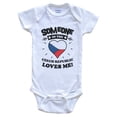 thumbnail image 1 of Someone In the Czech Republic Loves Me Czech Flag Heart Baby Bodysuit, 1 of 2