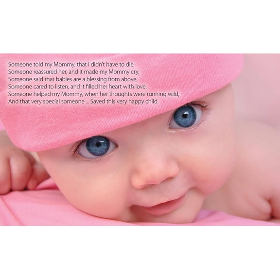 Someone Told My Mommy Pro-Life Bulletin (Pack of 100)