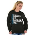 thumbnail image 1 of Someone Who Admires God Christian Sweatshirt for Men or Women Brisco Brands S, 1 of 6