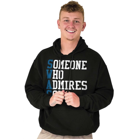 Someone Who Admires God Christian Unisex Plus Fleece Graphic Hoodie Brisco Brands 2X