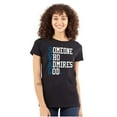 thumbnail image 1 of Someone Who Admires God Christian Womens Slim Fit Graphic Tee Brisco Brands S, 1 of 5