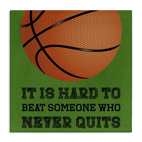 Someone Who Never Quits Canvas Wall Art, design by Marcus Prime