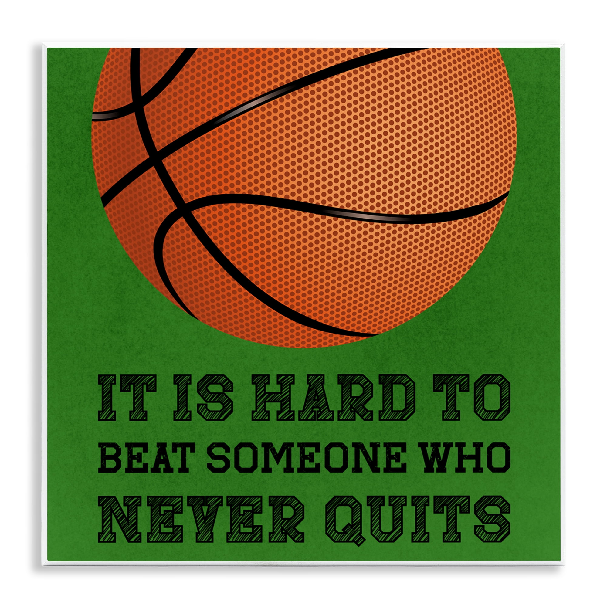 Someone Who Never Quits Wall Plaque Art, design by Marcus Prime