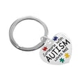 thumbnail image 1 of Someone With Autism Loves Me Split Style Key Chains, 1 of 2