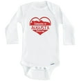 thumbnail image 1 of Someone in Augusta Loves Me Augusta Maine Skyline Heart One Piece Baby Bodysuit (Long Sleeve), 6-9 Months White, 1 of 1