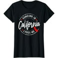 thumbnail image 1 of Someone in California Loves Me Distressed Vintage Design T-Shirt, 1 of 3