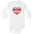 thumbnail image 1 of Someone in Galveston Loves Me Galveston Texas Skyline Heart One Piece Baby Bodysuit (Long Sleeve), 6-9 Months White, 1 of 1
