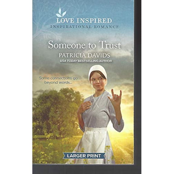 Pre-Owned Someone to Trust by Patricia Davids (Love Inspired Large Print) Paperback,English
