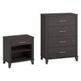 thumbnail image 1 of Somerset Chest of Drawers and Nightstand Set in Storm Gray - Engineered Wood, 1 of 7