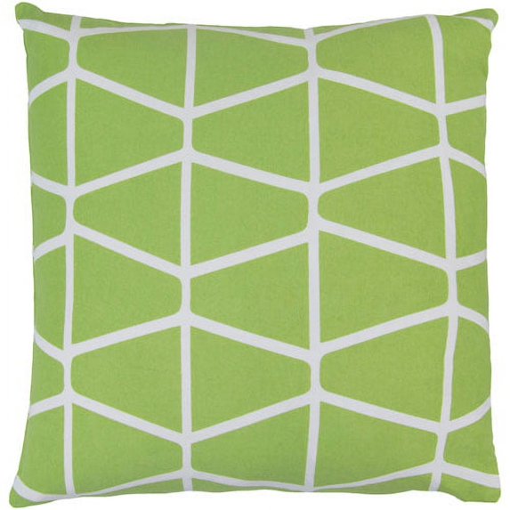 Somerset Green and Neutral 22-Inch Pillow Cover