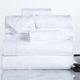 thumbnail image 1 of Somerset  Home 10-Piece 100% Cotton Ribbed Pile Bath Towel Set (White), 1 of 4