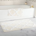 thumbnail image 1 of Somerset Home 2 Piece Bathroom Rug Set - 41x24.5 Inch and 34x21 Inch 100% Cotton Bath Mats (Beige), 1 of 4