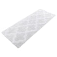 thumbnail image 1 of Lavish Home 24 x 60 Inch Bathroom Rug - Non Slip Cotton Bath Mat (White), 1 of 7