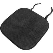 Somerset Home 15.5 x 15.5" Memory Foam Chair Cushion with Nonslip Back (Charcoal)