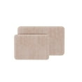thumbnail image 1 of Somerset Home 2-Piece Memory Foam Striped Bath Mat Set, 1 of 7