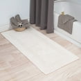 thumbnail image 1 of SH 100% Cotton Reversible Long Bath Rug - Ivory - 24x60, 1 of 3
