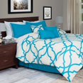 thumbnail image 1 of Somerset Home 7 Piece Oversized Trellis Comforter Set, 1 of 1