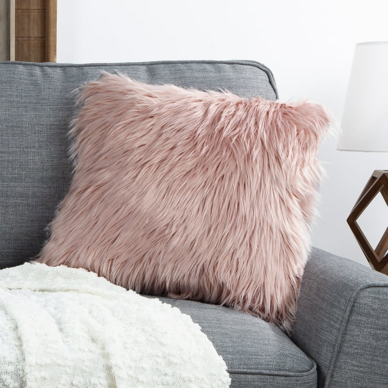 Walmart faux fur pillow clearance