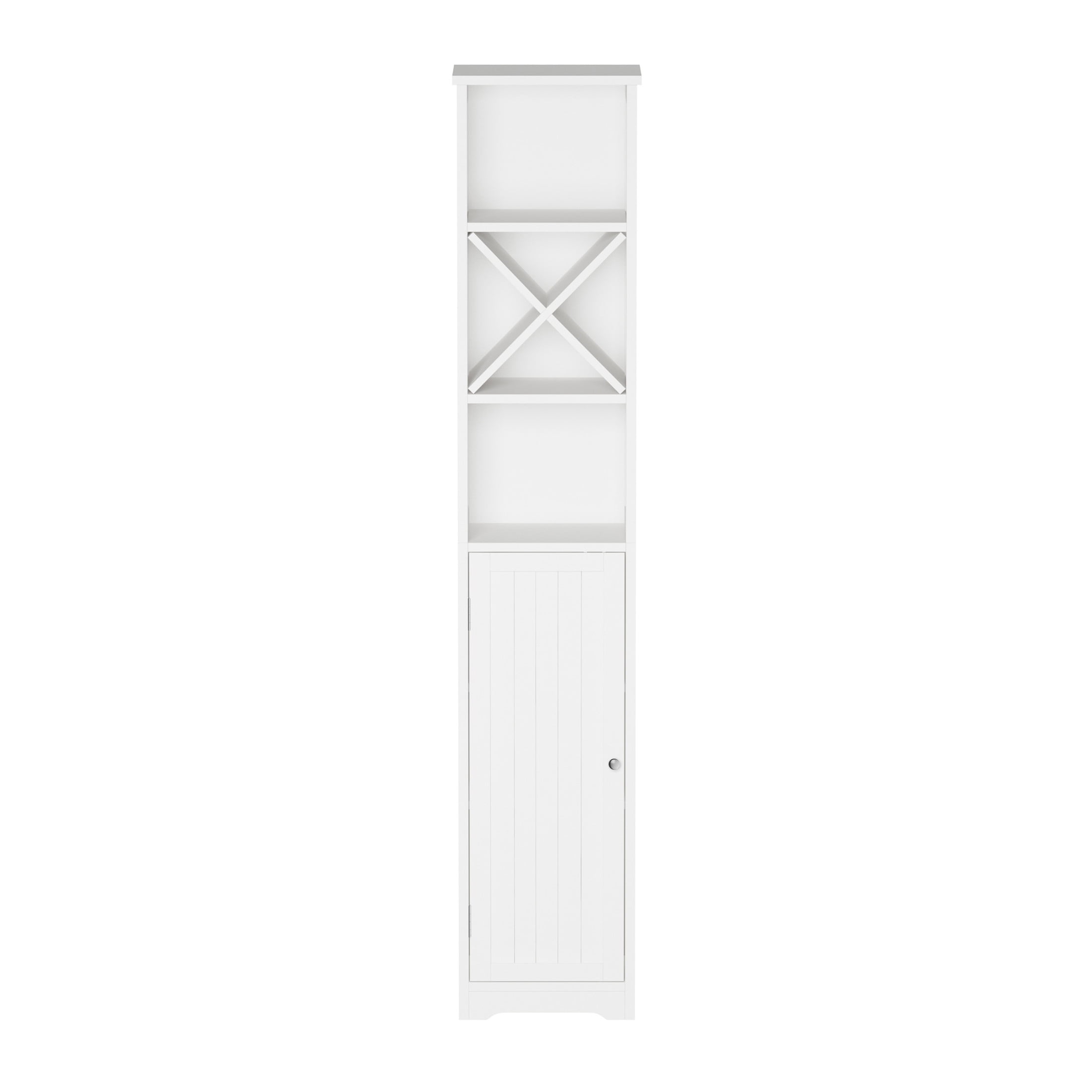 Lavish Home 67-Inch-Tall Bathroom or Laundry Room Storage Cabinet