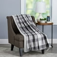 thumbnail image 1 of Somerset Home Luxurious Faux Fur Throw Blanket, Light Gray, Oversized Throw, 1 of 8