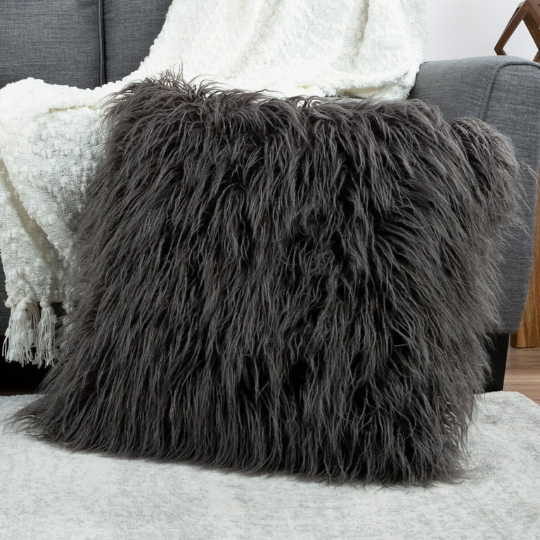 Mongolian fur pillow cover new arrivals