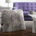 thumbnail image 1 of Somerset Home Oversized Plush, Shag, Faux Fur Floor or Throw Pillow (Gray/Adult/1-Piece), 1 of 6