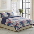 thumbnail image 1 of Somerset Home 3pc Patriotic Americana Quilt Set, 1 of 6