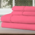 Somerset Home Series Pink Microfiber Bed Sheet Sets, TwinXL, 3 Pieces