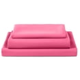 thumbnail image 1 of Brushed Microfiber Sheet Set-3 Piece Bed Linens-Fitted & Flat Sheets, Plus Pillowcase-Wrinkle, Stain & Fade Resistant by Lavish Home (Twin XL, Pink), 1 of 9