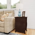 thumbnail image 1 of Somerset Home Side Table – Accent Nightstand with Drawer and Cabinet, 1 of 6