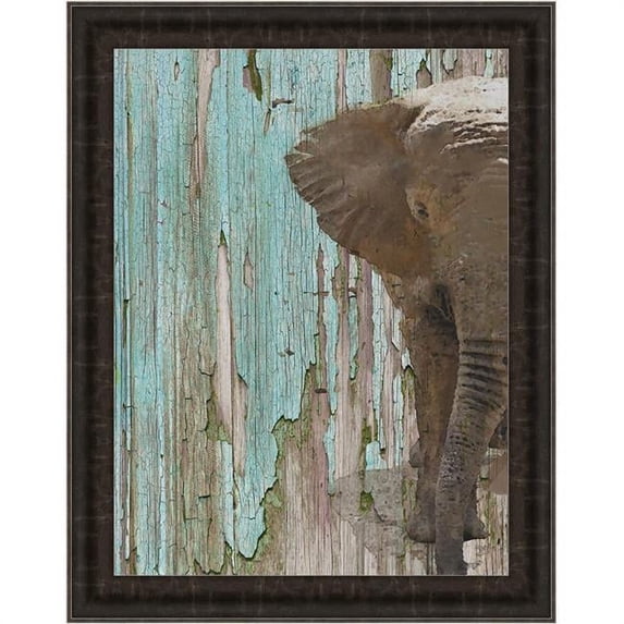 Somerset House Publishing 2329 22 x 28 in. The Elephant Framed Textured Fine Art Print